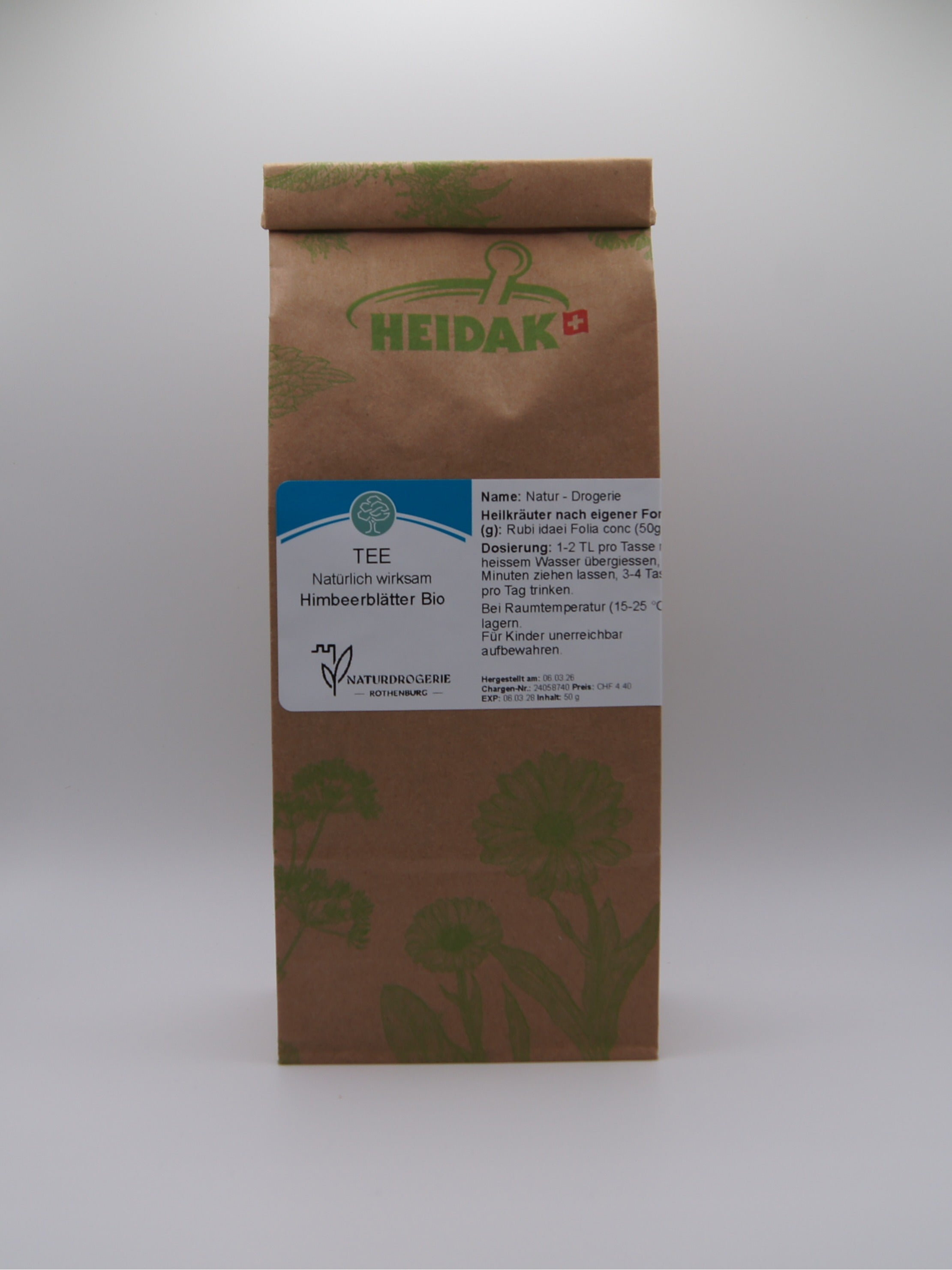 HIMBEERBLÄTTER BIO TEE 50G