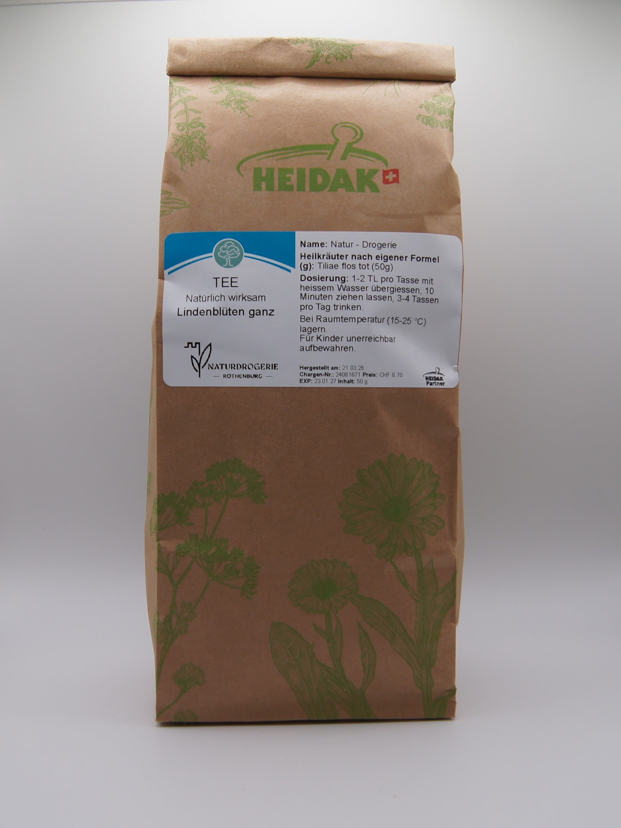 LINDENBLÜTEN GANZ TEE 50G